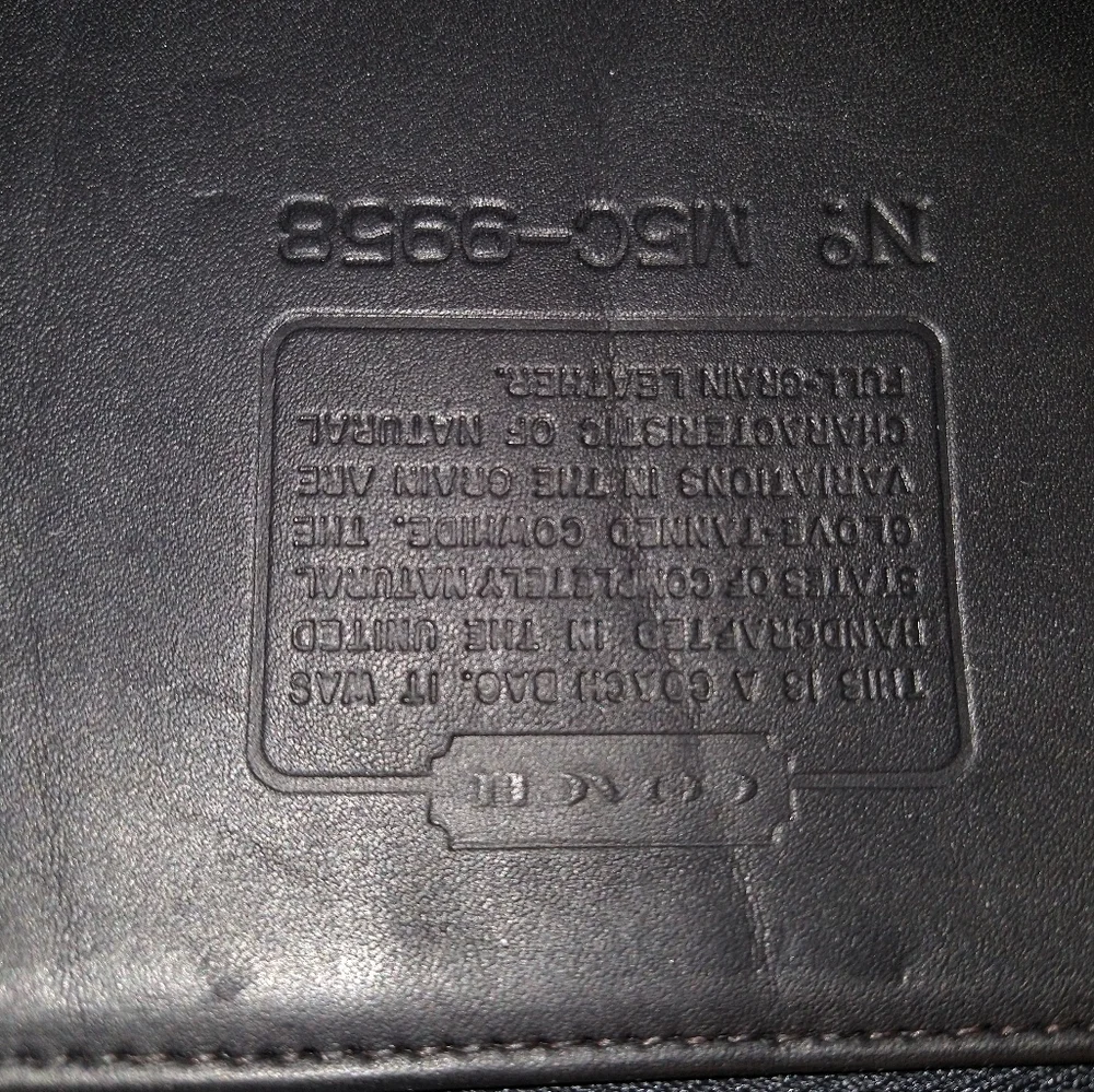 AUTHENTIC NEW VINTAGE COACH LARGE PELHAM BAG (#9958) BLACK (NWT) *FINAL SALE* - Picture 9 of 10